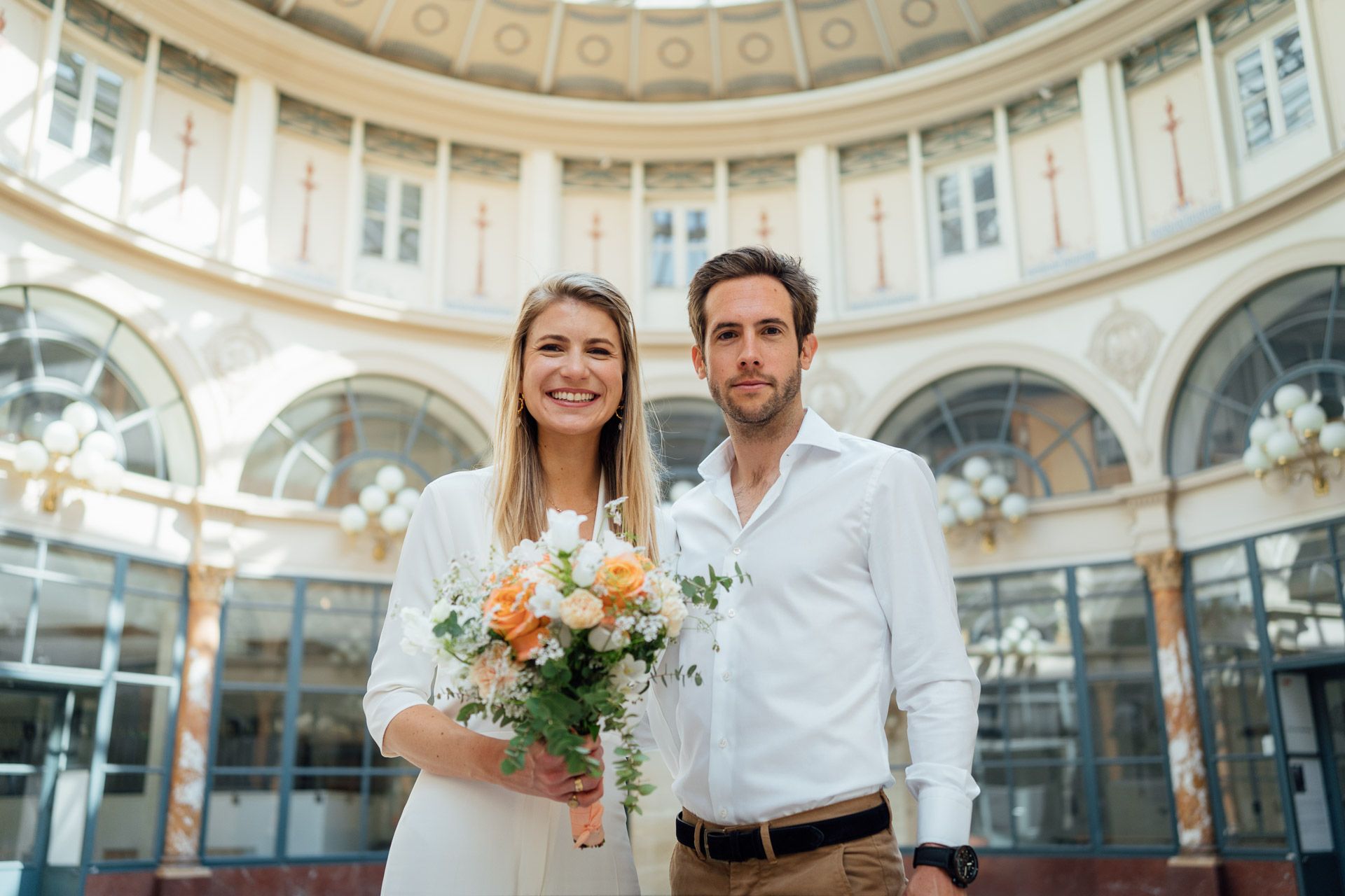 Mariage civil à la mairie du 9ème arrondissement de Paris